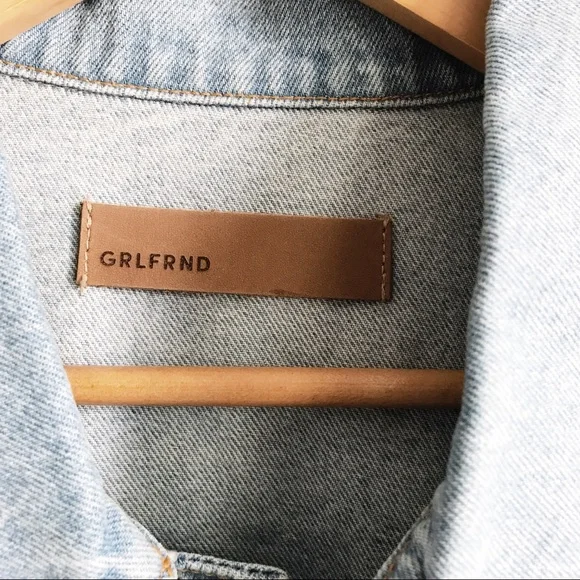 GRLFRND Lacy Cropped Denim Jacket - Picture 8 of 15